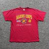 Vintage 1991 Tultex USMC Militär Grunge Grafik Rotes T-Shirt Größe XL Unisex T-Shirt