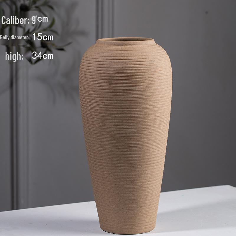 Nordic Ceramic Hydroponic Vase for Home Decor - Living Room Flower Arrangement and Dining Table Ornament