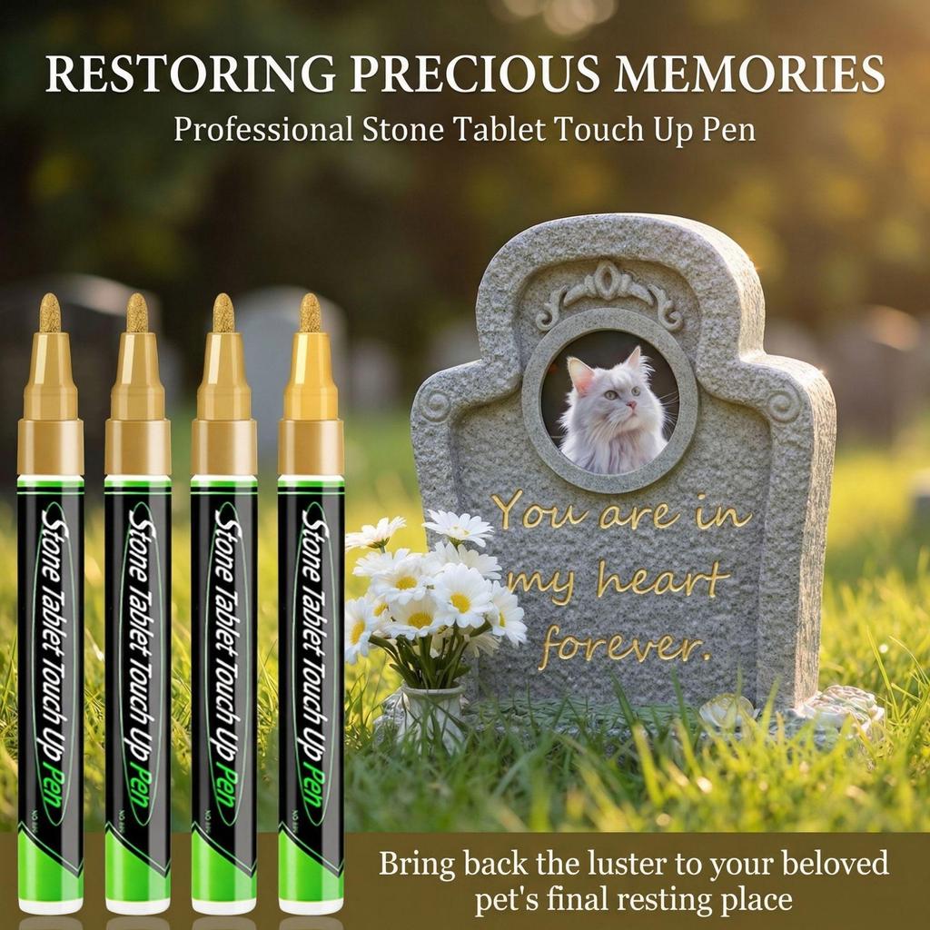 1PC Anti-Fade Grave Marker Restorer with Restoration Solution for Faded Text on Granite Tombstones And Monuments
