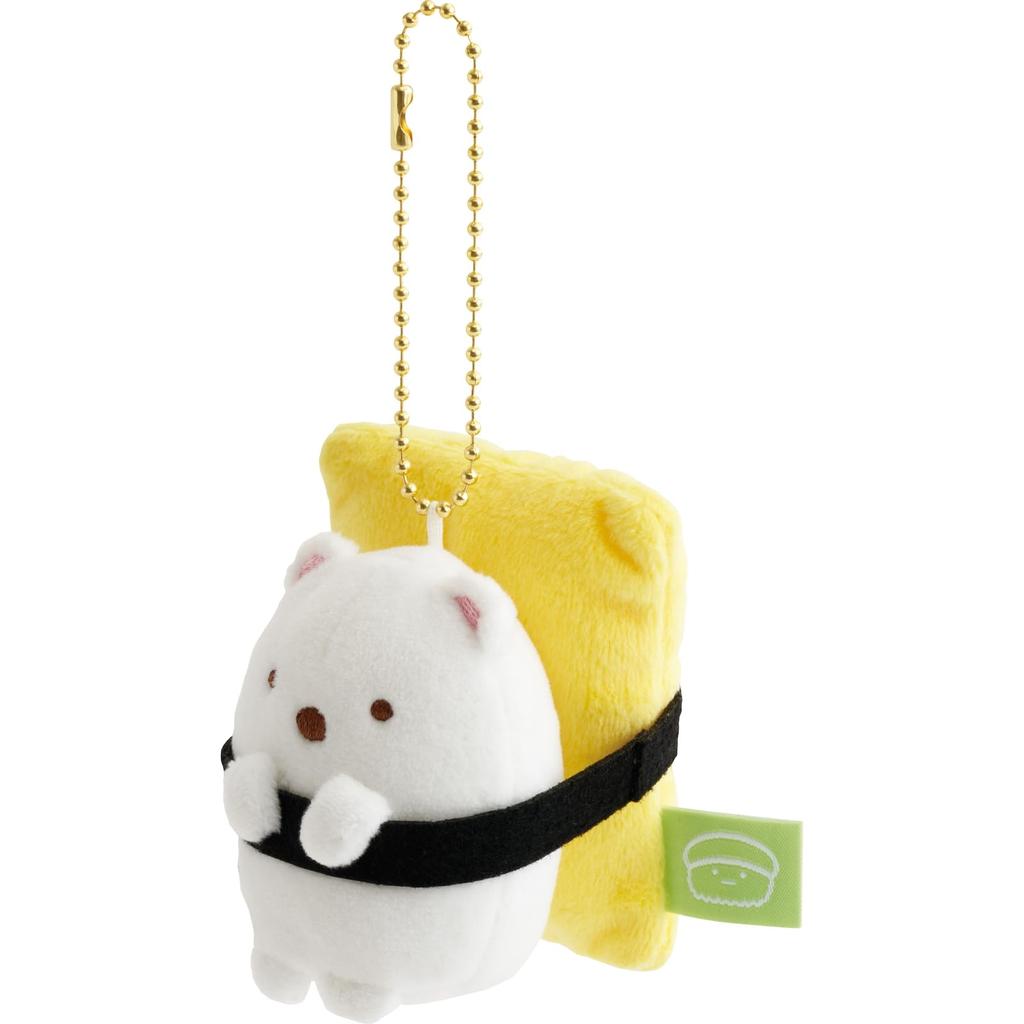 MV38701 Sumikkogurashi Sushi Hanging Plush Toy, Polar Bear