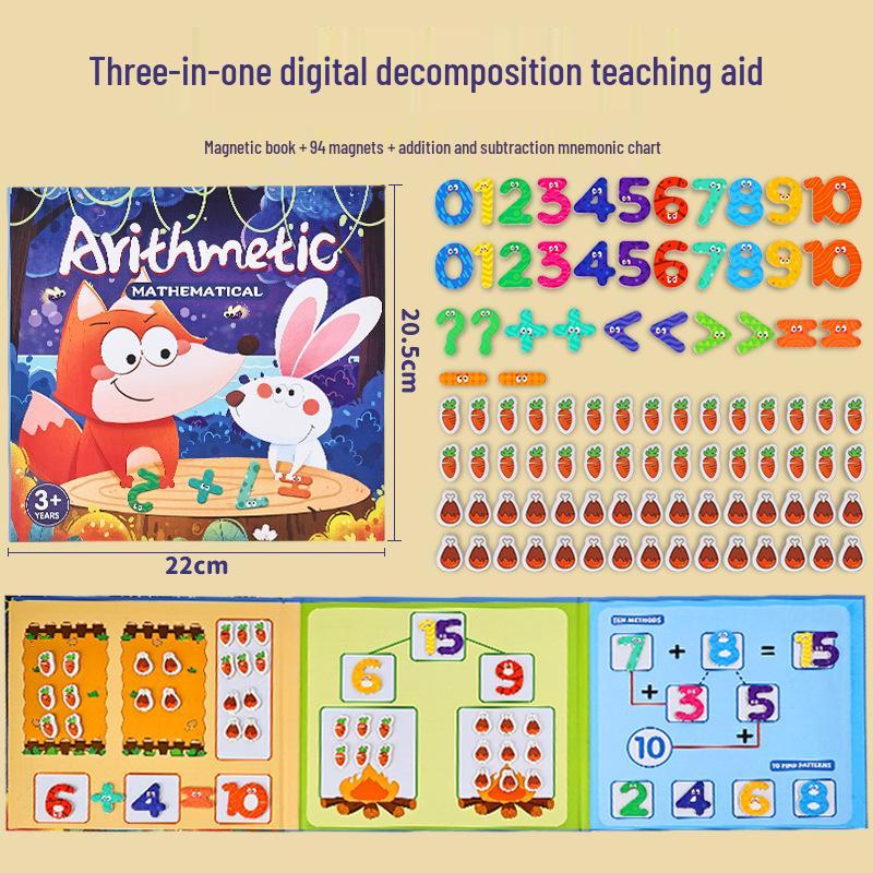 Children's Magnetic Phonics Book: 26 English Letters Spelling & Early Learning Game