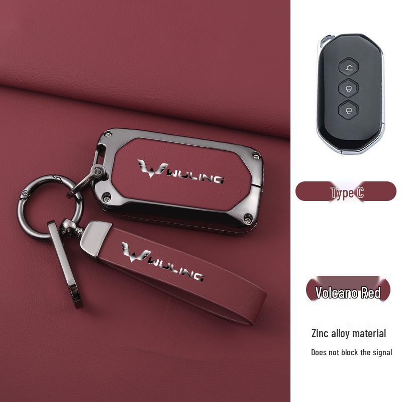 Wuling High-end Men's Car Key Case for Jiachen, Bingo, Hongguang MINIEV, Capgemini, Journey