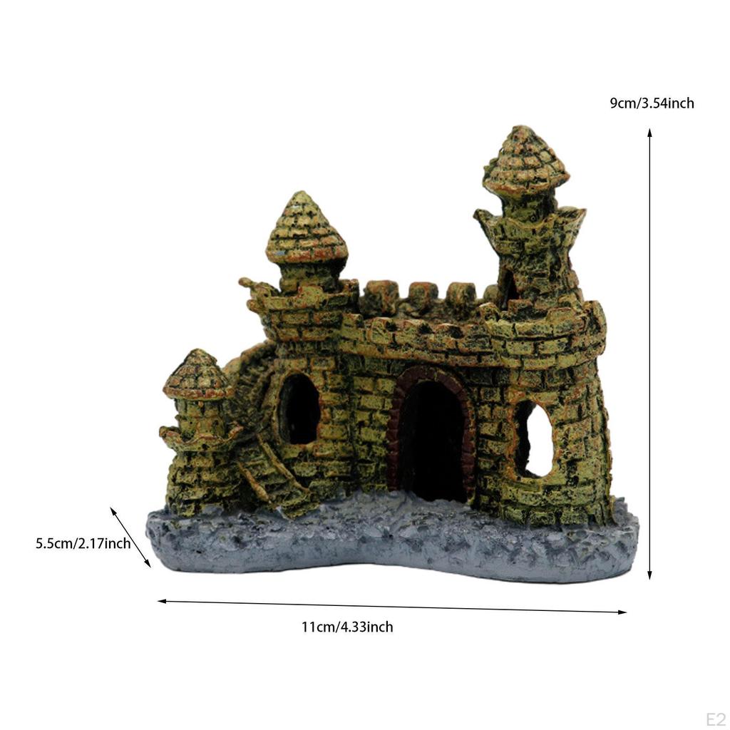 Aquarium Burg Decor Aquarium Dekorationen Hideouts Stein Höhle Ornament für