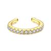 1 Piece Rainbow Ear Clips 925 Sterling Silver Fashion Unique Tiny Cuff Earrings For Women Girl Fine Jewelry Accessories