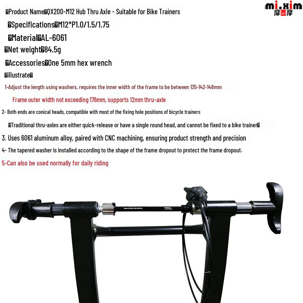 Bicycle Bottom Bracket Spindle Adapter for Mountain and Road Bike Trainers