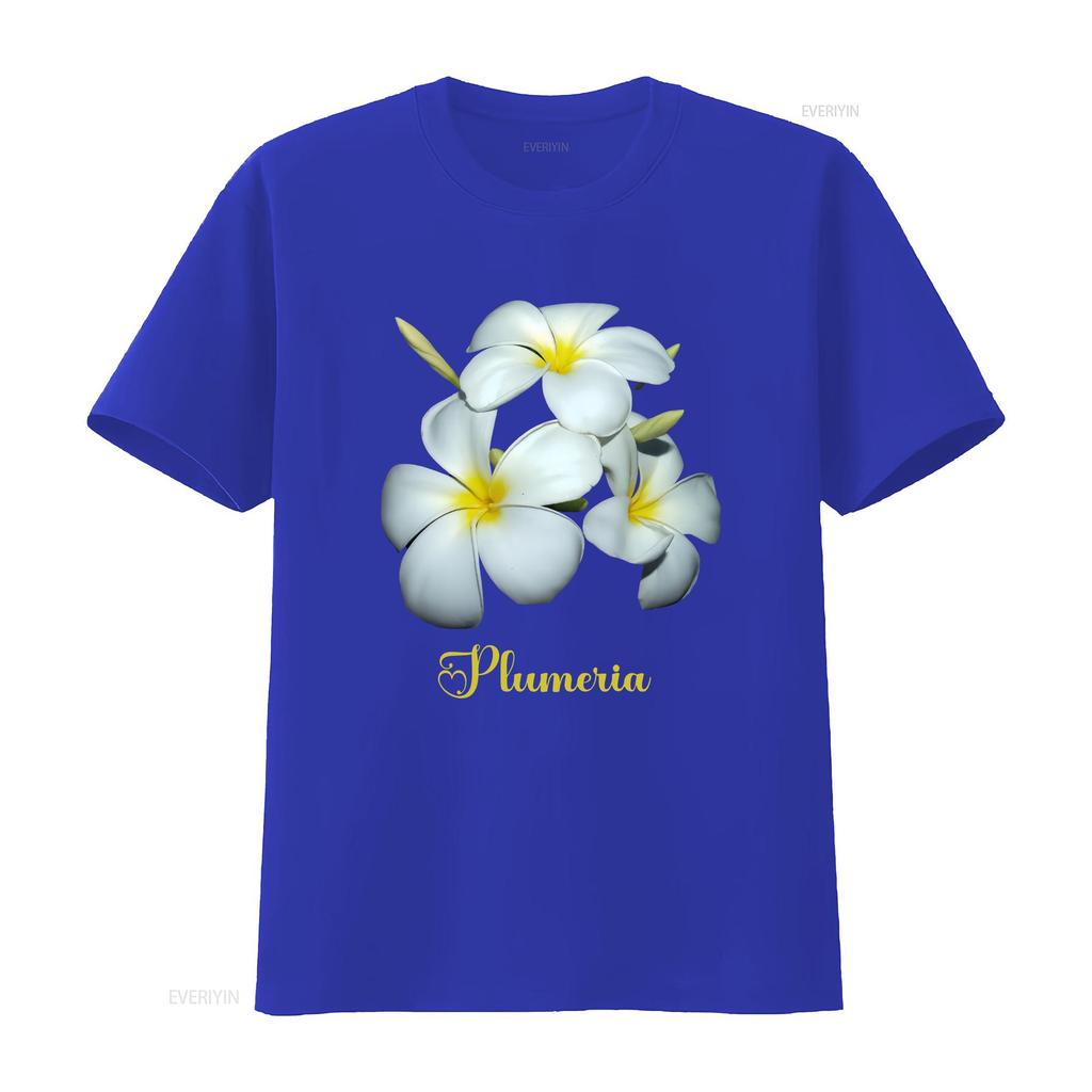 T-shirt Plumeria Fiori Hawaiani Bianco regalo per mamma fiore Hawaii vintage Lavata Morbida Unisex Traspirante grafica Elegante