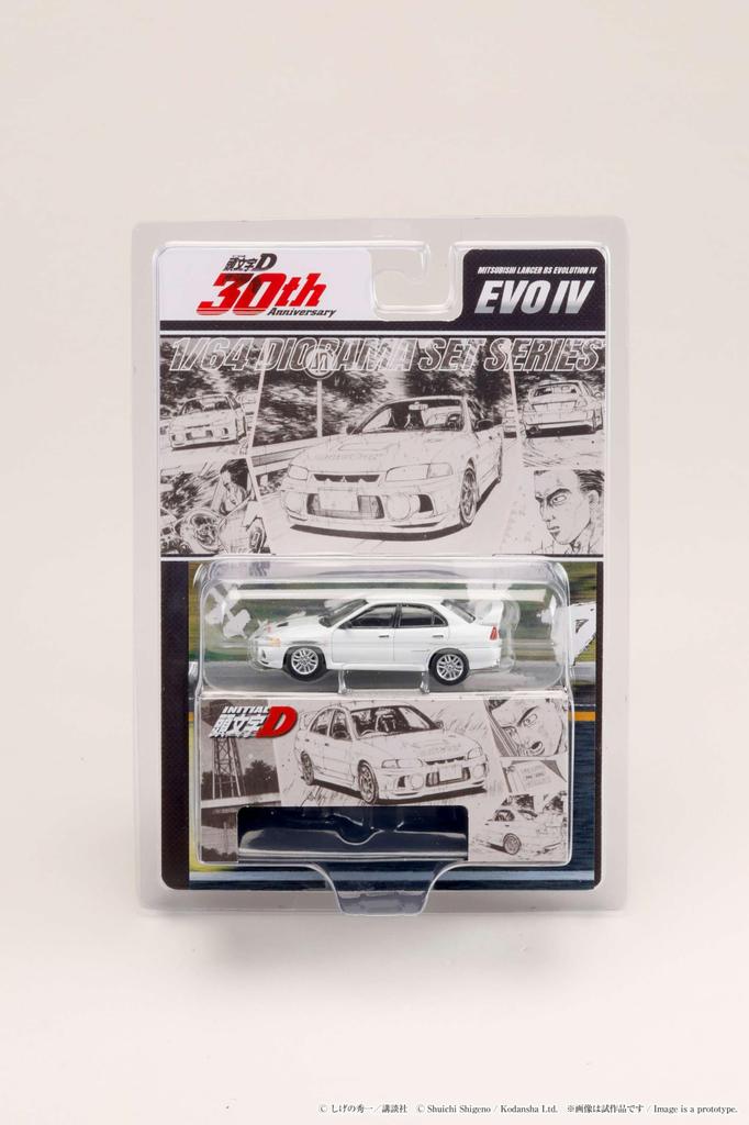 Mitsubishi Lancer RS Evolution D Seiji Iwaki VS Takumi Fujiwara 1/64 IV/Initial
