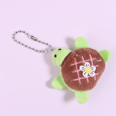 Chaveiro Boneca de Pelúcia Tartaruga Desenho Animado Chaveiro Anti-Perda Chaveiro Infantil Fofo Boneca Animal de Pelúcia Pingente Bolsa Escolar