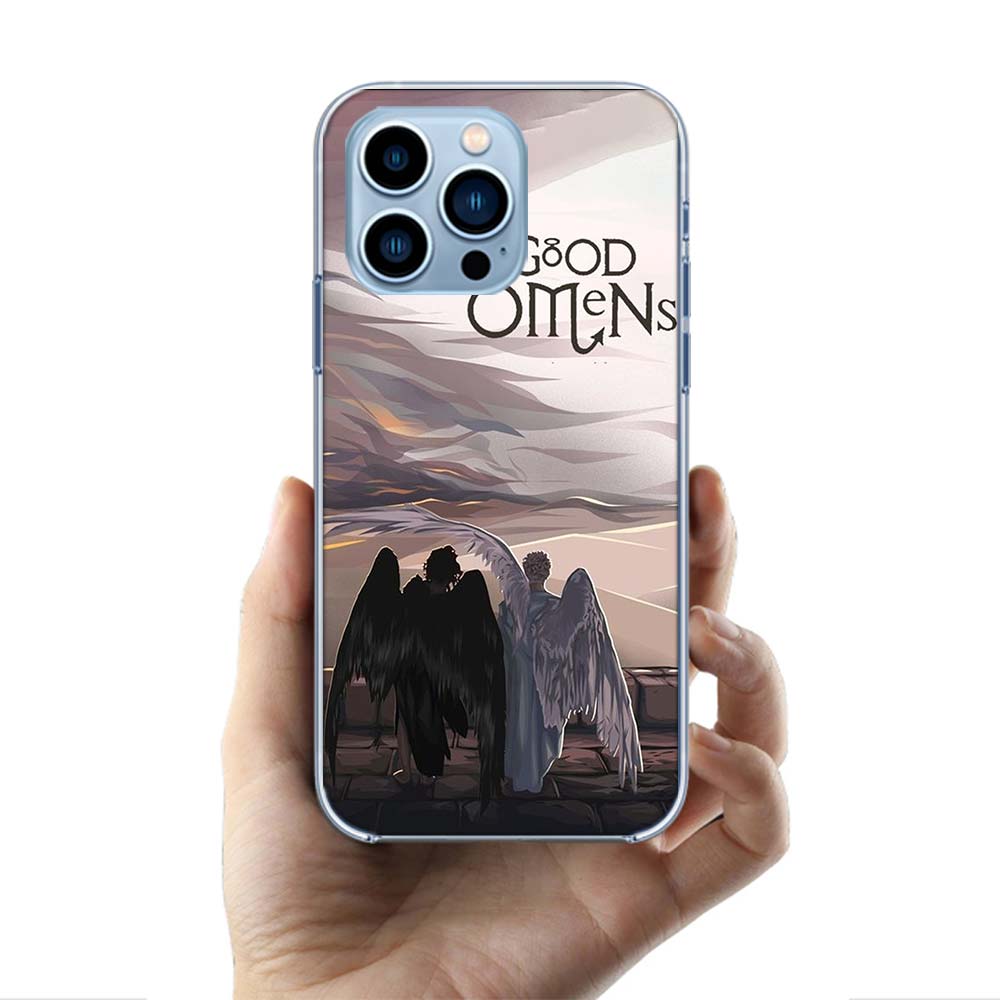 Good Omens TV Cases Phone Case For Iphone 17E 16E 17 Air 16 Pro Max 15 Pro 14 Plus 11 13 12 Mini Cover Cases Compatible with Sui