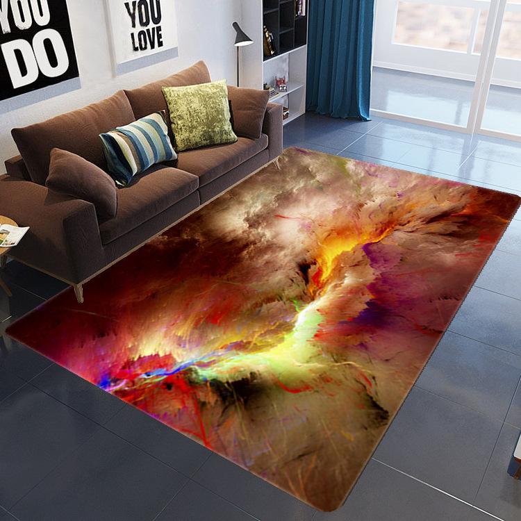 Living Room Baby Crawling 3D Printed Carpet Nordic Style Home Simple Model Room Carpet Floor Mat