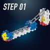 Gakken New Block Rolling Queue First Set 55 Pieces 14 Types for Ages 4 and Up