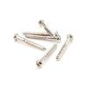 6Pcs/lot Metal Electric Guitar Accessories Screws Round Head Bridge Tail Screws