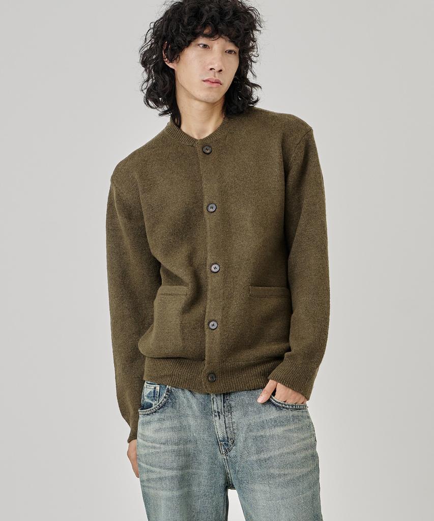 The-Abon Ter Button Cardigan Brick