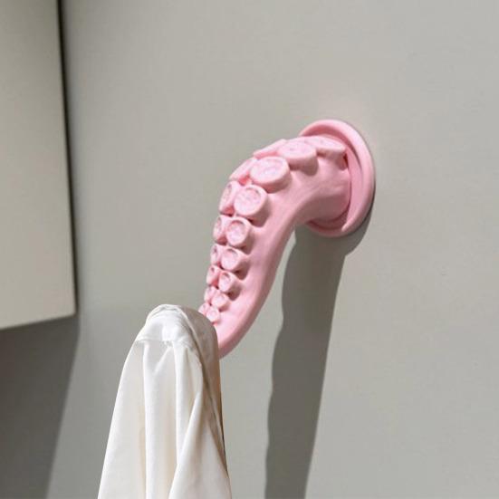 Octopus Tentacle Phone Holder Claw Mobile Stand Strong Adhesive Wall Hook for Keys Scarves Bags Storage