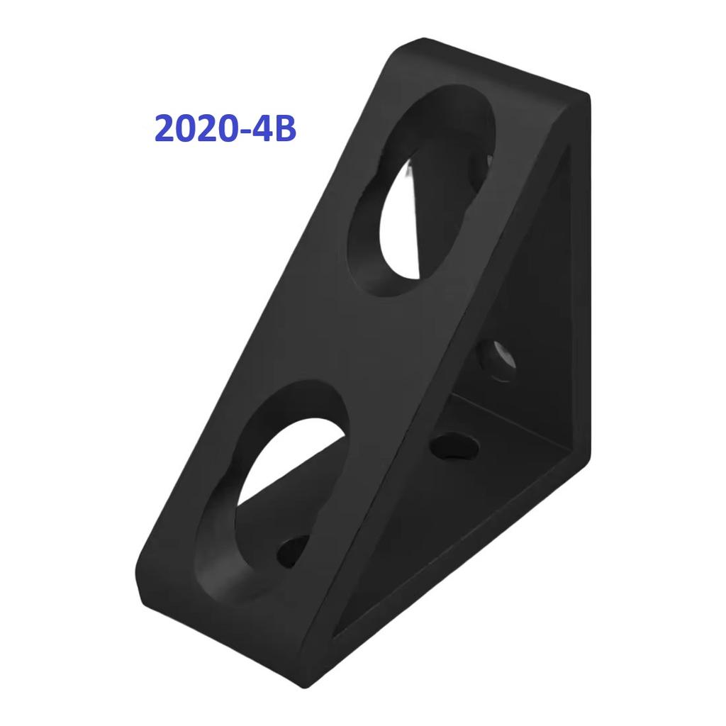 Aluminum Profile 90 Degree Block Triangle Connector Bracket For 2020 2040 3030 4040 4080 Series V-slot Aluminum Profile