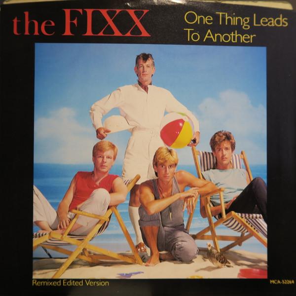 7-дюймовая пластинка FIXX One Thing Leads To Another MCA52264 MCA 1983 Канада Танцевальная Электроника Б/у