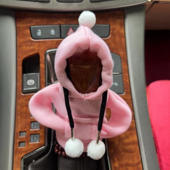 Gear Shift Hoodie Cover Fluffy Gear Shift Knob Sleeve Soft