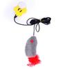 New Sound-sounding Mouse and Cat Hanging Door Toy Swing Cat Playmaker with Butterfly Elastic Rope Chirping Mouse