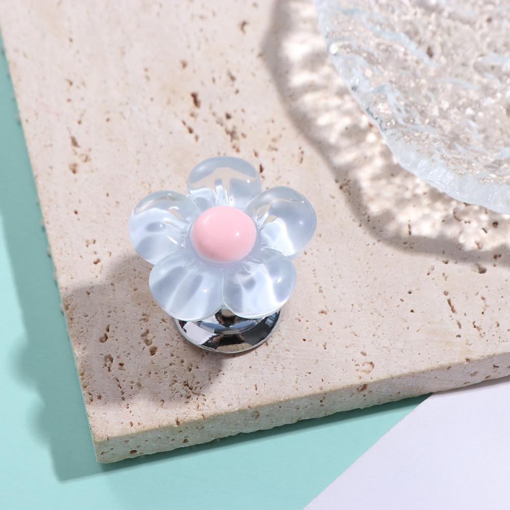 Nail Protector Toilet Presser Flower Shape Water Press Flush Button  Auxiliary Devic