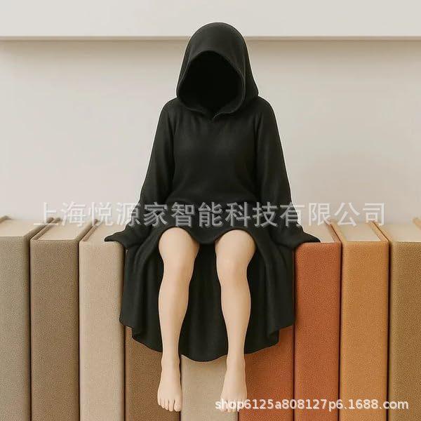Mysterious Statue Gothic Mysterious Sculpture Garden or Bookshelf Decoration Explosion