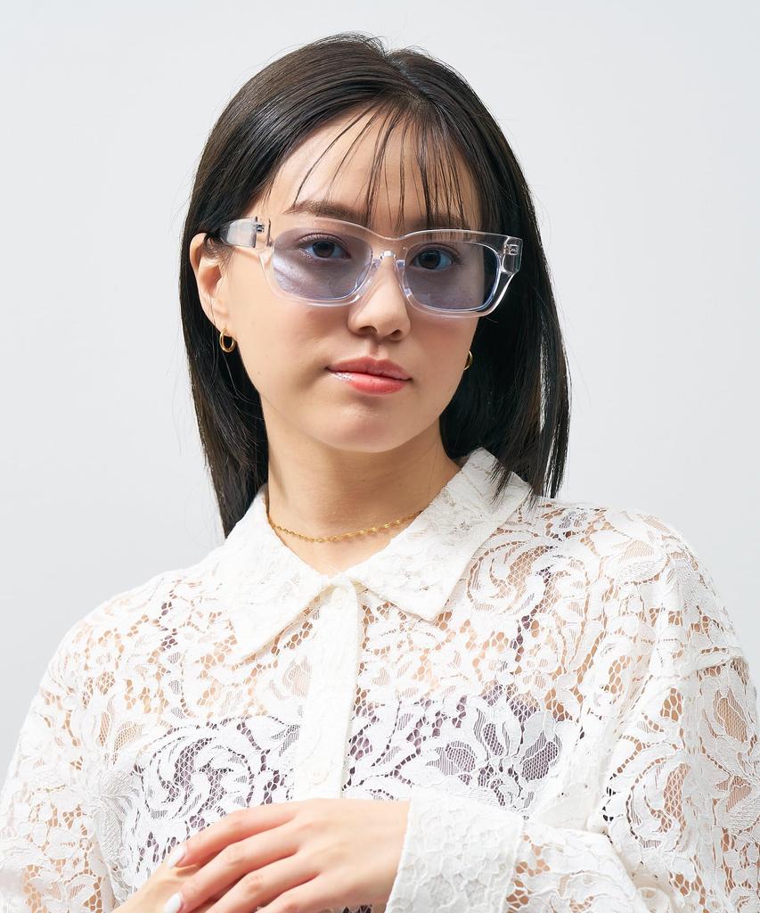 [Zoff] SUNCUTGlassesUV100% CUT Wellington-style Sunglasses  Colored Lenses, Thick Frame, Stylish, UV Protection, Men's, Women's, Unisex [ZA251G0900A1