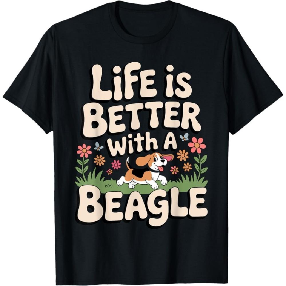 Best Beagle Art for Men Women Kid Beagle Themed Beagle Lover T-Shirt(2)