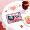 Message Recorder Card Handmade Customizable Voice Recording Cassette Tape Shaped Greeting Card for Couple