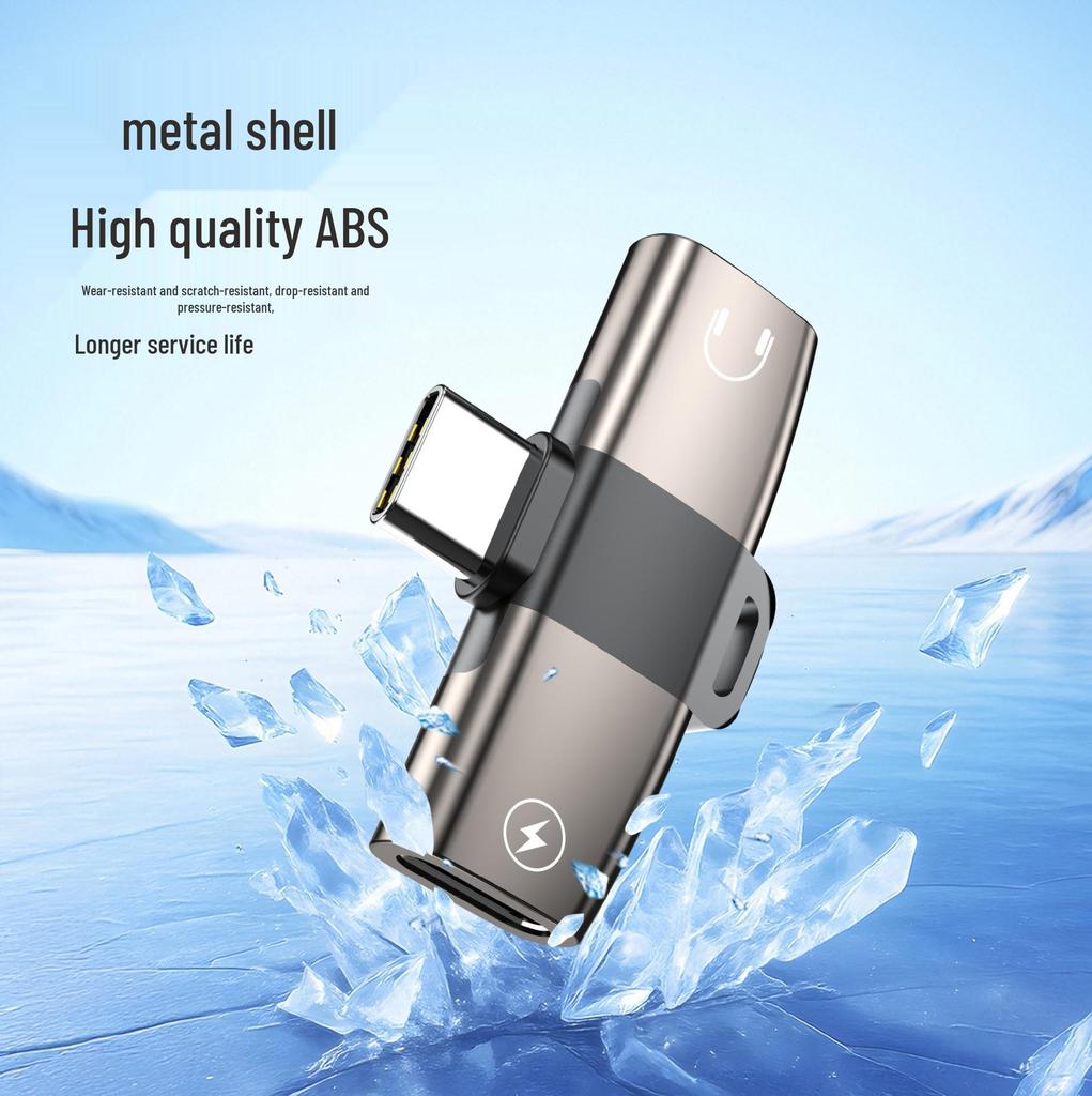 USB-C To 3.5mm Audio Adapter for Apple & Google: Fast Charging & Music Combo