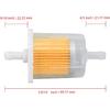 5/16" Inline Fuel Filter 12581-43012 Diesel Gasoline Fuel Filter 12581-43010 Compatible with Kubota Lawn Tractor Mower BX22D BX23D BX24D BX25 BX1870