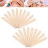 20pcs Quadrangle Shape Wooden Wax Sticks Wax Spatulas Applicator Hair Removal Tool