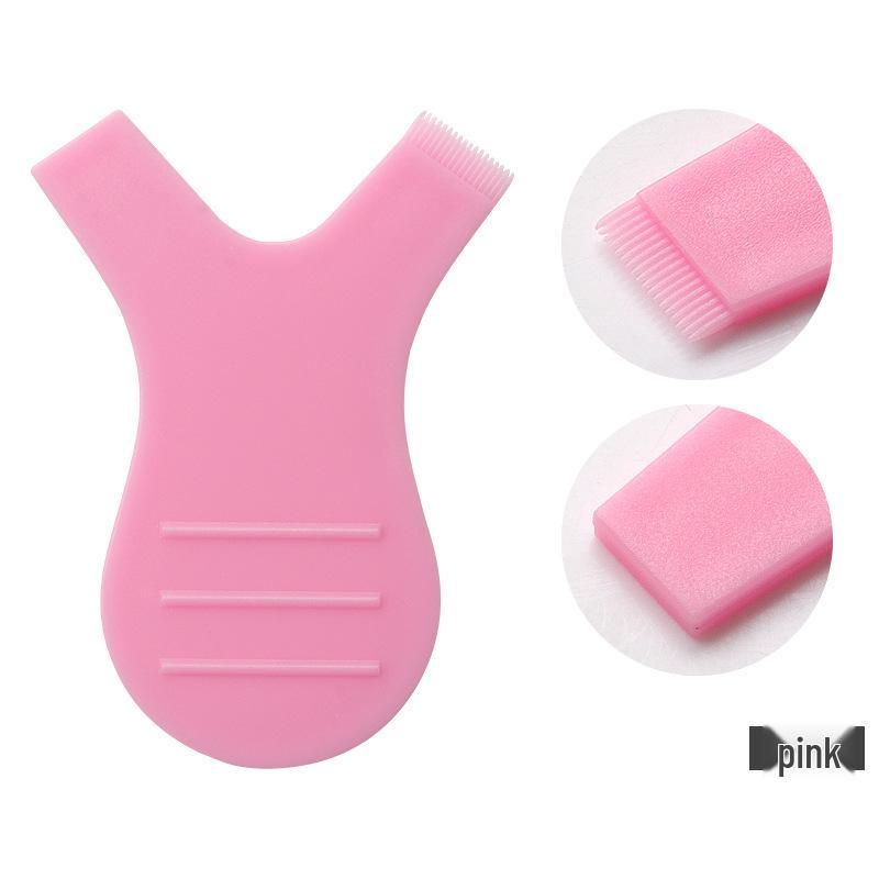 Y-shaped Eyelash Extension Brush, Mini Lash Perm Comb, Portable Eyebrow Brush, False Eyelash Application Tool.