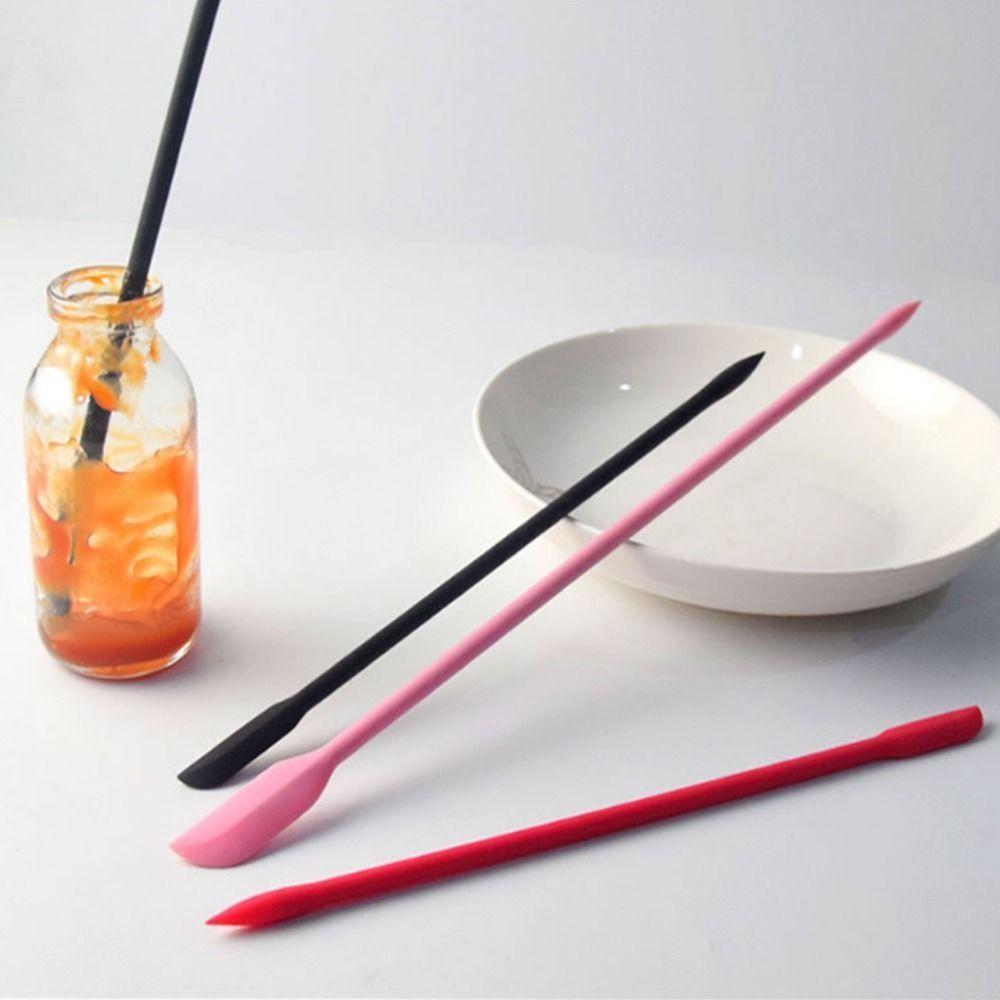 3Pcs/Set Multiple Sizes Silicone Spatula Tool Heat Resistant Mini Jam Spatula Cooking Baking