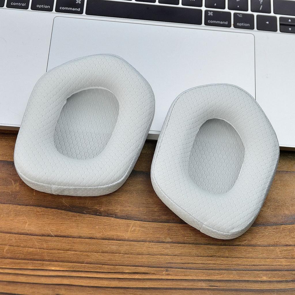 Replacement Ear Pads Flexible Football Net Fabric Sweat Resistant Ear Cushions for G533 G335 Headphones Accessories