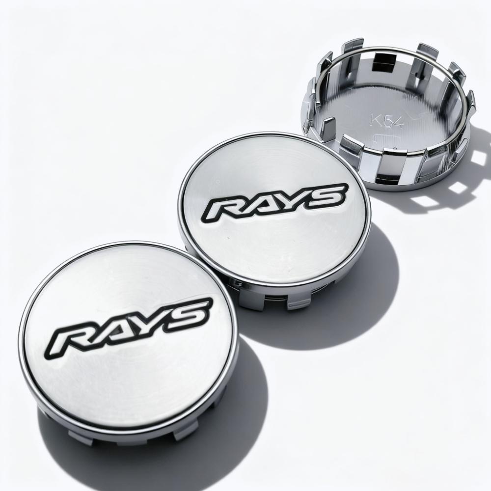 4pcs JDM RAYS Racing Logo Emblem Badge Car Wheel Center Caps 54MM 50MM Wheels Hub Cap Rim Hubcaps Dust Cover Replace Accessories