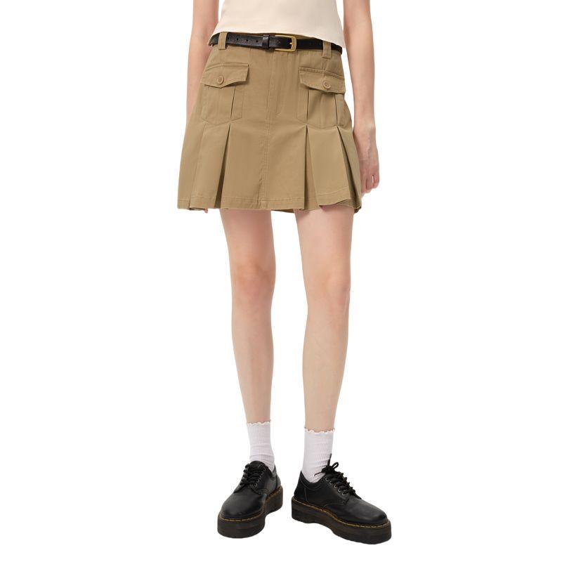 Yescci Pleated A- line Skirt