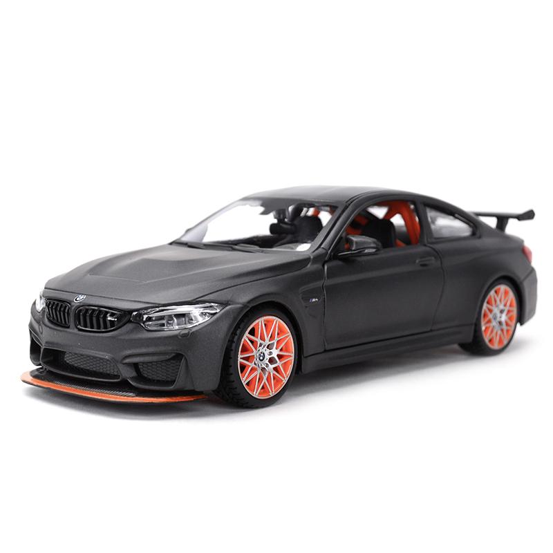 

Maisto 1:24 BMW M4 GTS Sports Car Static Die Cast Vehicles Collectible Model Car Toys чёрный