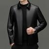 Yiliteng Men's Business Casual Leather Jacket