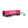 Container Truck Model 1:48 Vivid Exquisite Beautiful Decorative Toy Ornament for   3 Years Old