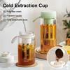 Cold Brew Coffee Pot High-capacity Espresso Filter Bottle Cold Brewing Pot Portable Iced Brew Coffee Maker Juice Coffe Kettle