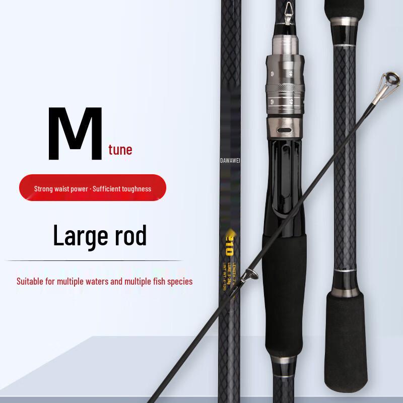 IOSN Fiberglass Spinning Lure Rod