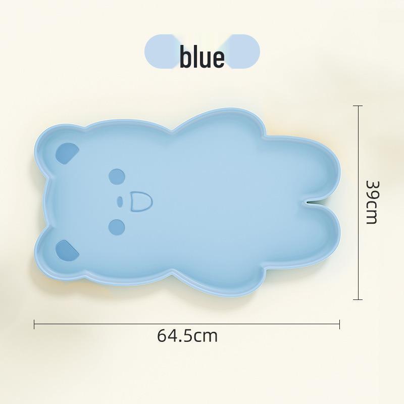 Silicone Pet Dining Placemat - Non-Slip, Waterproof, Anti-Spill, Easy-Clean, for Cats & Dogs