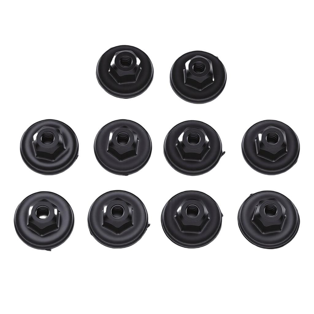 10PCS Fender Liner Nuts 07147169847 Plastic Replacement for 128i 135i 228i 228iX 230i 230iX 320i 320iX 323i 325i 325xi