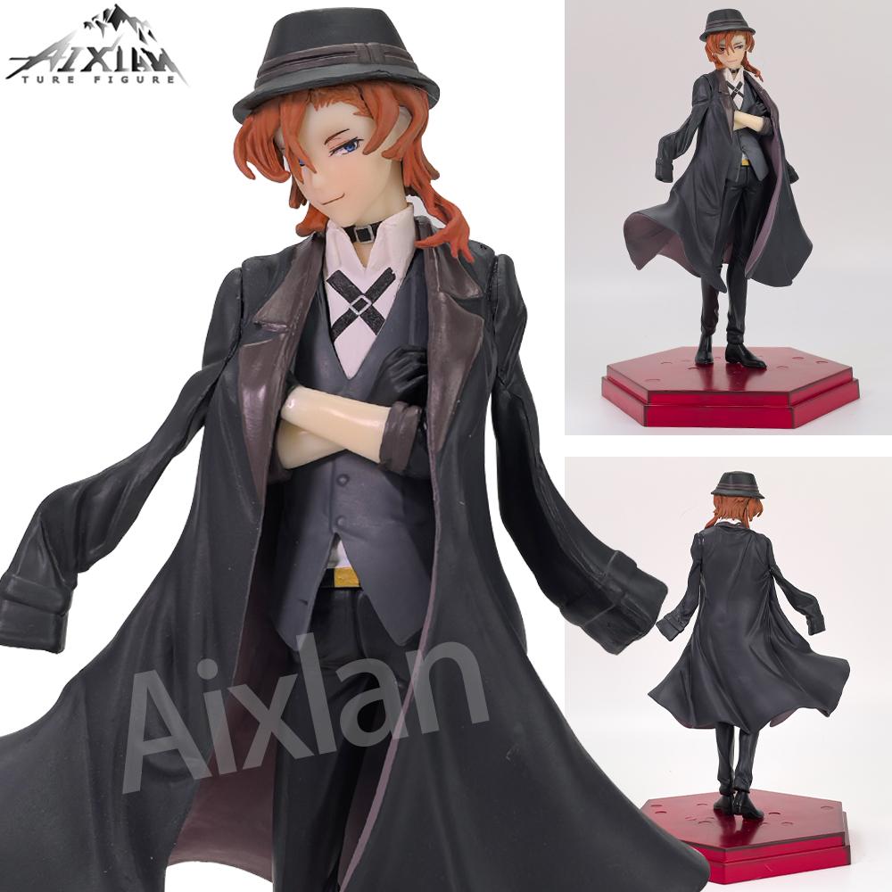 18см Фігурка Bungo Stray Dogs Накахара Чуя Дазай Осаму ПВХ Фігурка Дії Колекційна Модель Іграшки Подарунок Дитині Прикраси Лялька Іграшка