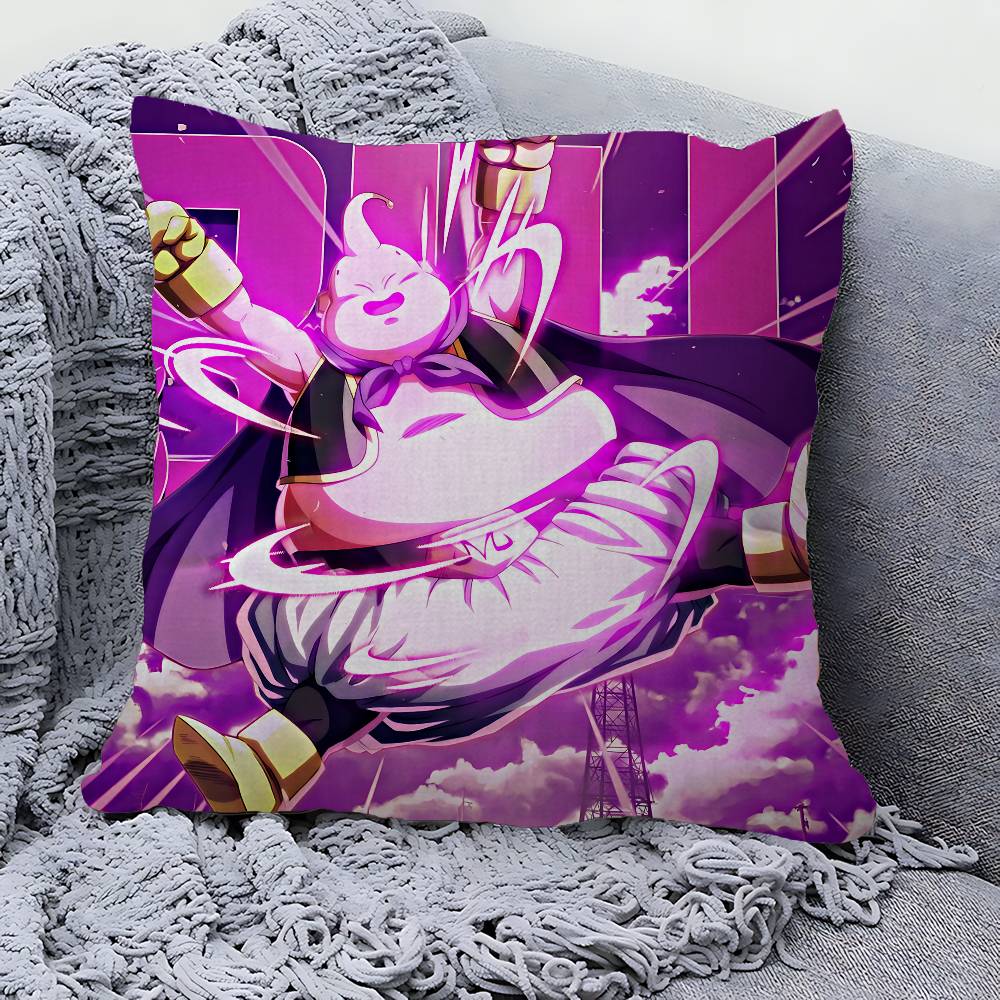 Amine M-Majin B-Buu Cushion Cover Car Throw Pillow Case For Sofa Car Christmas Gift 40x40cm 45x45cm