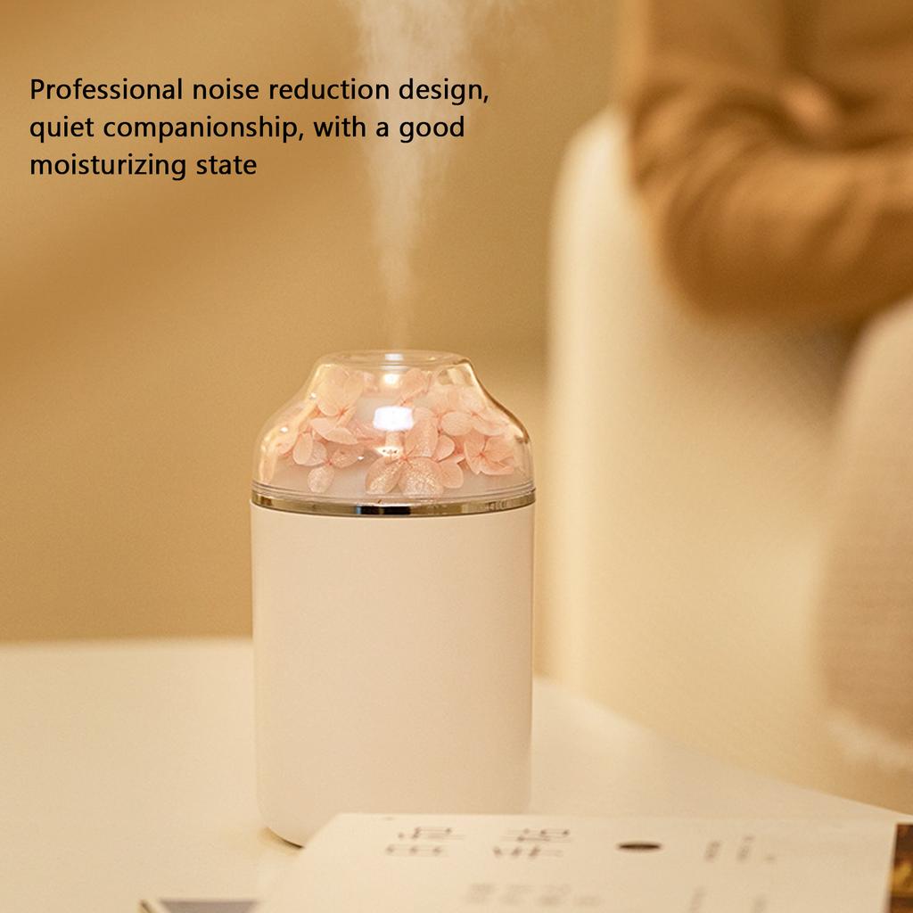 Humidifier Immortal Flower Shape Household Large Fog Volume Silent Essential Oil Diffuser Humidifier