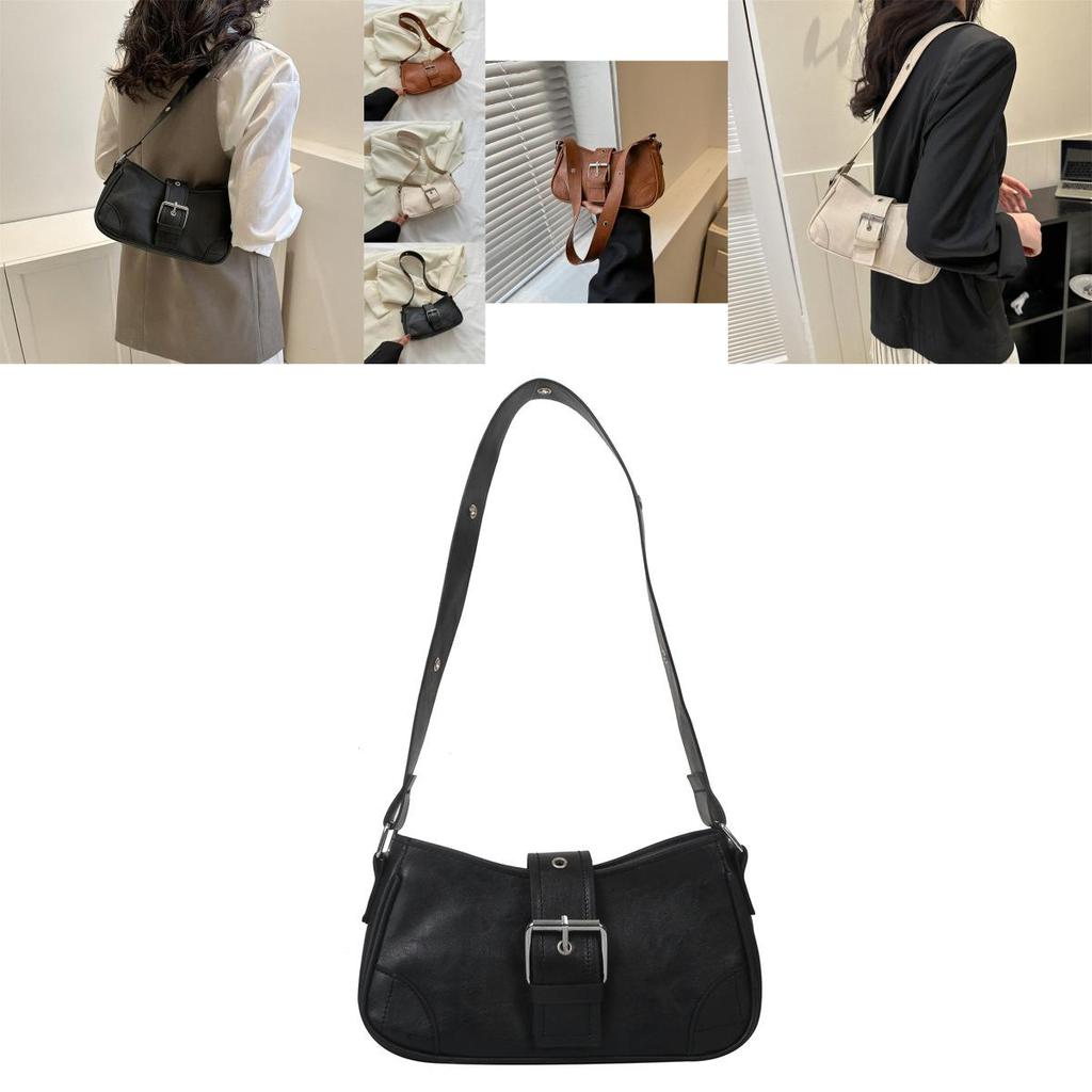 Chic Minimalist Pu Shoulder Bag For Women Trendy Street Style Dumpling Shape