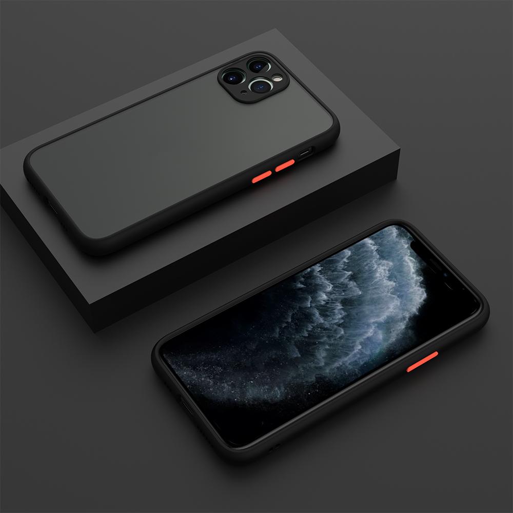 Matte Case for Iphone 15 Pro Max 14 Plus 13 Mini 12 11 X Xs Xr Se 2022 2020 7 8 6 S 6S 15Pro Iphone15 15Plus Phone Cover Camera Protection Accessories