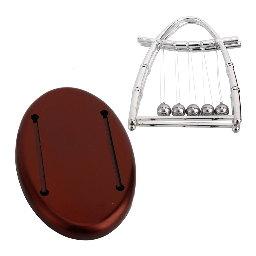 Newtons Wiege Gleichgewicht Stahlkugeln Physik Wissenschaft Pendel Ornamente Spielzeug Schreibtisch