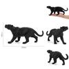 Figurine Animalière Pvc Panthère Noire avec Design Authentique pour les Passionnés de Nature