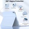 Blue Magnetic Bluetooth Keyboard Case for iPad 10th Gen 10.9 Inch 2020 iPad 11 A16 Protective Cover
